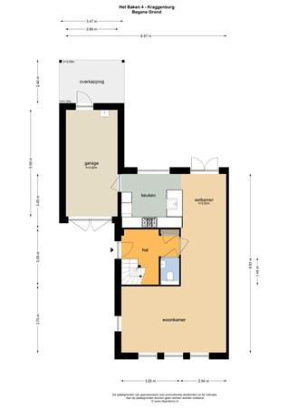 Floorplan - Het Baken 4, 8317 JB Kraggenburg